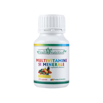 Multivitamine și Minerale Health Nutrition (Cantitate: 120 capsule)