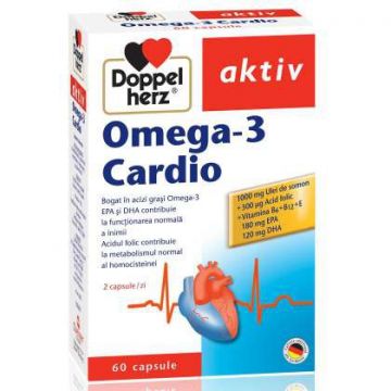 Omega 3 Cardio DoppelHerz 60 capsule (Concentratie: 1000 mg)