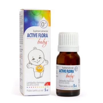 Picaturi orale probiotice Activ Flora Baby+ 5 ml Master Pharma