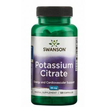 Potassium Citrate 99mg, 120 capsule - Swanson