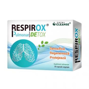 Respirox Pulmonar Detox 30 capsule Cosmopharm