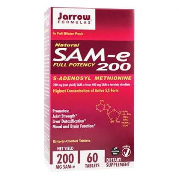 SAM-e SECOM Jarrow Formulas 60 tablete (Concentratie: 200 mg)