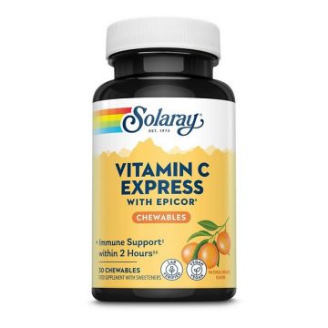 SECOM Vitamin C Express cu Epicor 30 tablete masticabile