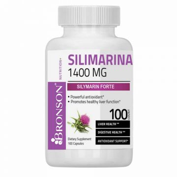 Silimarina 1400 mg Bronson 100 capsule (Concentratie: 1400 mg)