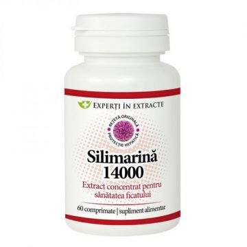 Silimarina 14000 Dacia Plant 60 comprimate (Concentratie: 350 mg)