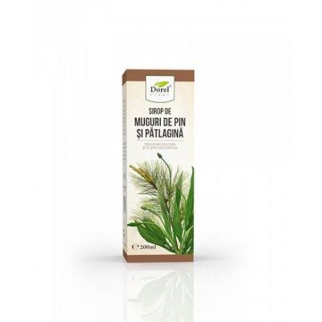 Sirop muguri de pin si patlagina, 200 ml, Dorel Plant