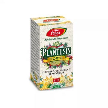 Sirop Plantusin Forte cu miere si propolis R18 100 ml Fares