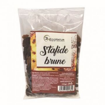 Stafide brune, 150 g, Econatur