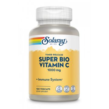Super Bio Vitamina C Solaray, 100 capsule, Secom (TIP PRODUS: 100 capsule)