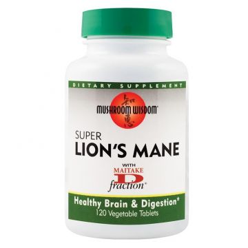 Super Lion’s Mane SECOM Mushroom Wisdom 120 tablete (Concentratie: 295 mg)