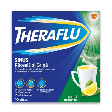 Theraflu Sinus Raceala si Gripa x 10 plicuri