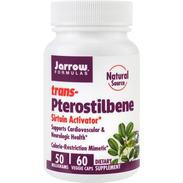 Trans-Pterostilbene SECOM Jarrow Formulas 60 capsule (Concentratie: 50 mg)