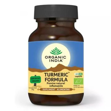 Turmeric Bio Formula 60 capsule vegetale Organic India