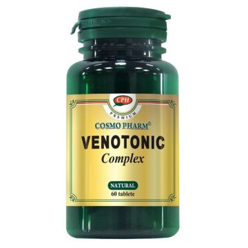 Venotonic Complex Cosmopharm Premium (Concentratie: 698.15 mg, Ambalaj: 60+30 capsule)