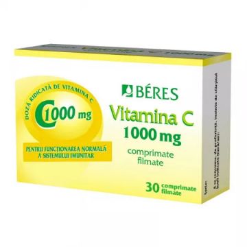Vitamina C 1000mg 30 comprimate Beres Pharmaceuticals