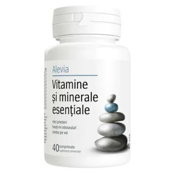Vitamine si minerale, 40 comprimate, Alevia (Concentratie: 40 comprimate)
