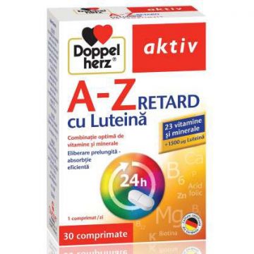 A-Z Retard cu Luteina DoppelHerz (Ambalaj: 60 comprimate, Concentratie: 500 mg)