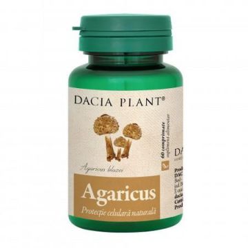 Agaricus Dacia Plant 60 comprimate (Concentratie: 500 mg)