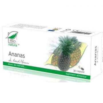 Ananas Laboratoarele Medica (Ambalaj: 60 capsule, Concentratie: 190 mg)