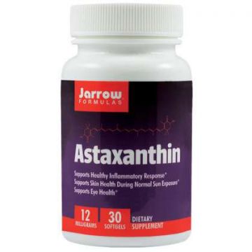 Astaxanthin SECOM Jarrow Formulas 30 capsule (Concentratie: 12 mg)