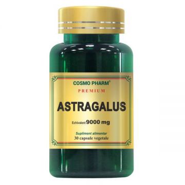 Astragalus Extract 450 mg Echivalent 9000 mg Cosmopharm Premium (Concentratie: 450 mg, Ambalaj: 60+30 capsule)