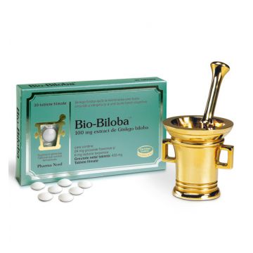 Bio-Biloba 100 mg Pharma Nord 30 tablete (Concentratie: 100 mg)