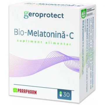 Bio Melatonina plus C Parapharm 30 capsule (Concentratie: 181 mg)