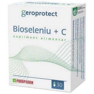Bio Seleniu plus Vitamina C Parapharm 30 capsule (TIP PRODUS: Suplimente alimentare, Concentratie: 150 mcg)