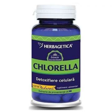 Chlorella Herbagetica capsule (Ambalaj: 120 capsule, Concentratie: 410 mg)