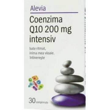 Coenzima Q10 200 mg Intensiv Alevia 30 comprimate (Concentratie: 200 mg)