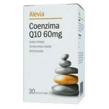 Coenzima Q10 60 mg Alevia 30 comprimate (Concentratie: 60 mg)