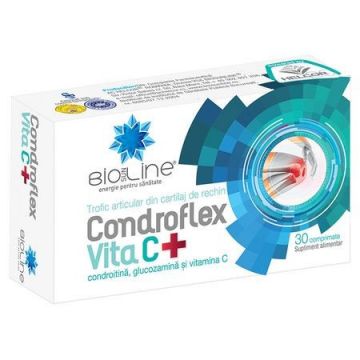 Condroflex Vita C Helcor, 30 tablete (Gramaj: 30 tablete)