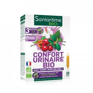 Confort Urinar Bio, 20 fiole buvabile, Santarome Nature (Concentratie: 20 fiole)