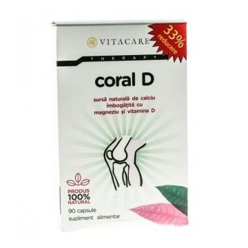 Coral D Vitacare capsule (Ambalaj: 90 capsule, Concentratie: 1750mg)