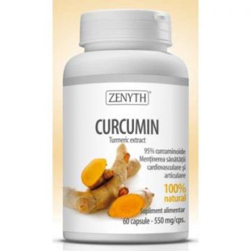 Curcumin 500 mg Zenyth 60 capsule (Concentratie: 500 mg)