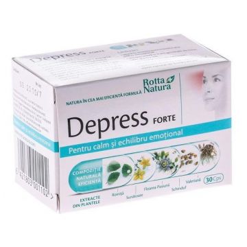 Depress Forte Rotta Natura 30 capsule (Concentratie: 490 mg)