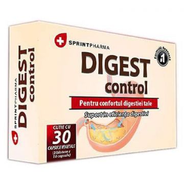 Digest Control Sprint Pharma 30 capsule (Concentratie: 30 capsule)