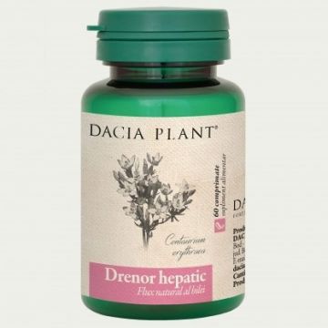 Drenor Hepatic Dacia Plant 60 comprimate (Concentratie: 500 mg)