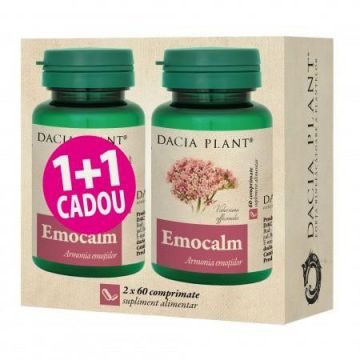 Emocalm cu Valeriana Dacia Plant (Concentratie: 60 + 60 cpr)