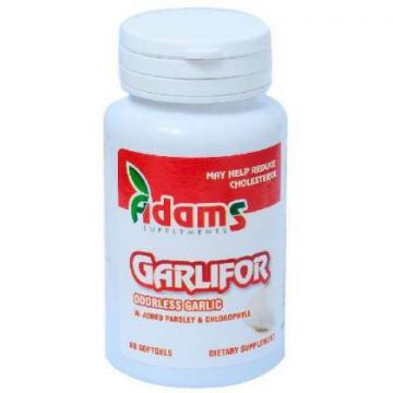 Garlifor (Usturoi) Adams Vision 60 capsule (Concentratie: 60 capsule)