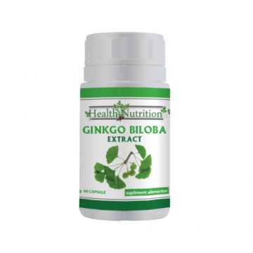 Ginkgo Biloba Extract 60 tablete Health Nutrtion (Cantitate: 60 capsule)