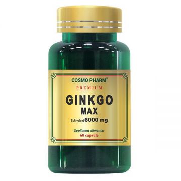 Ginkgo Max Extract Cosmopharm Premium (Ambalaj: 30 capsule, Concentratie: 120 mg)