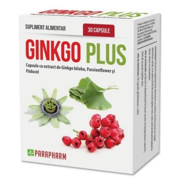 Ginkgo Plus Parapharm 30 capsule (Concentratie: 140 mg)