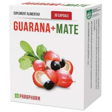 Guarana plus Mate Parapharm 30 capsule (Concentratie: 300 mg)