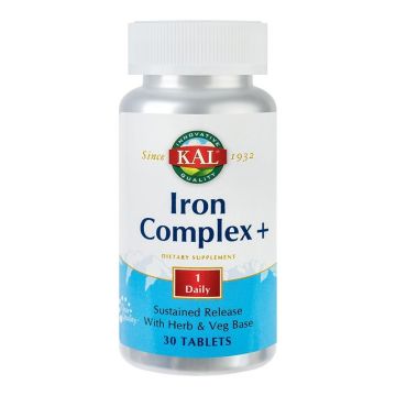 Iron Complex Plus SECOM KAL 30 tablete (TIP PRODUS: Suplimente alimentare, Concentratie: 285 mg)