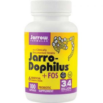 Jarro-Dophilus plus FOS SECOM Jarrow Formulas 100 capsule (Concentratie: 3,4 mld bacterii)