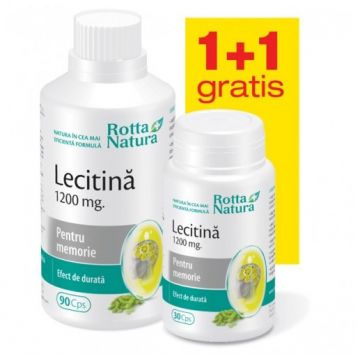 Lecitina 1200 mg Rotta Natura (Concentratie: 30 capsule) Lecitina 1200 mg Rotta Natura (Concentratie: 30 capsule)