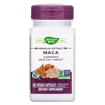 Maca SECOM Natures Way 60 capsule (Concentratie: 60 capsule)