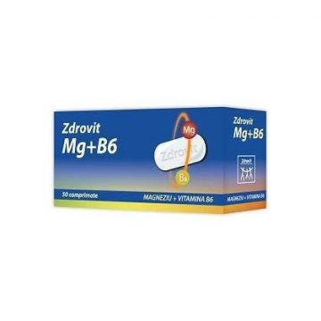 Magneziu B6 Zdrovit 50 comprimate (TIP PRODUS: Suplimente alimentare, Concentratie: 65 mg)