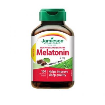 Melatonina 5 mg Jamieson 100 tablete (Concentratie: 5 mg)